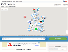 Tablet Screenshot of 1001coachs.com